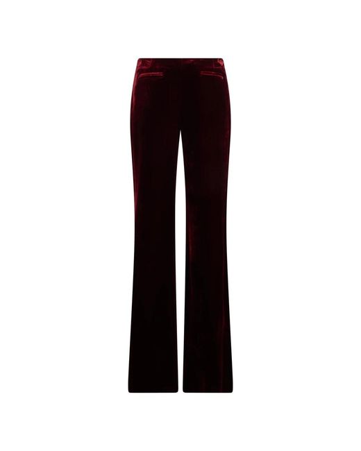 Alberta Ferretti Black Wide Trousers
