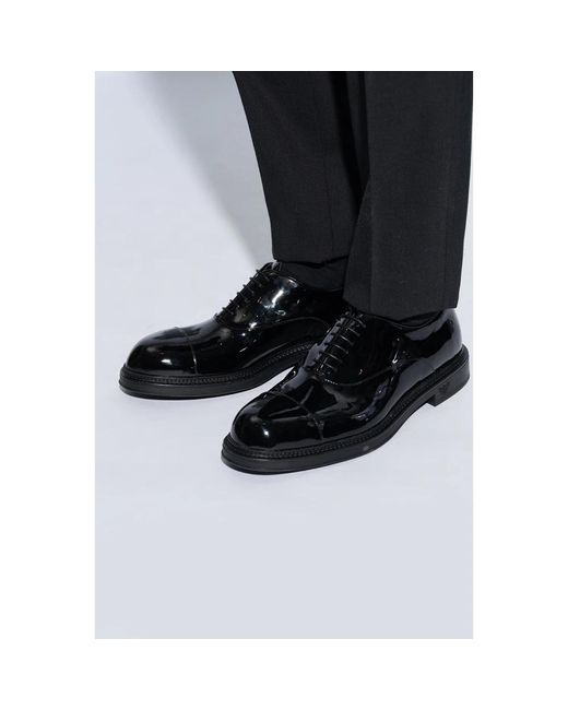 Shoes > flats > business shoes Emporio Armani pour homme en coloris Black
