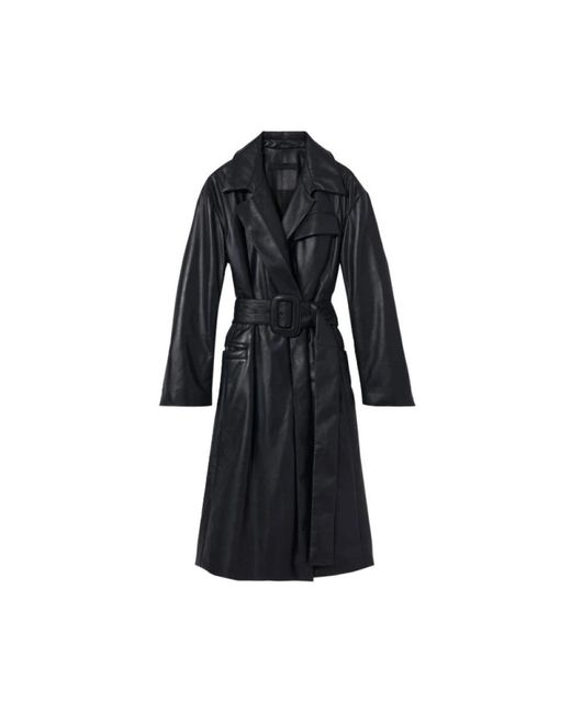 Proenza Schouler Black Belted Coats