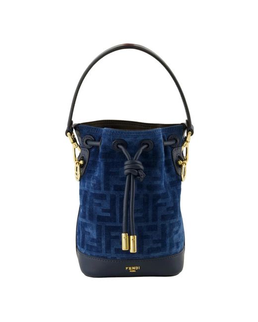 Fendi Blue Bucket Bags