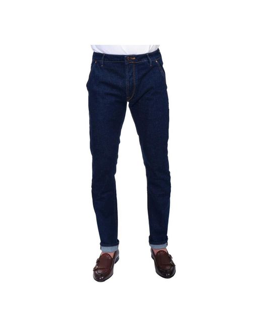 Hand Picked Polyester Jeans Uniform Gewaschen Amerika Tasche in Blue für Herren