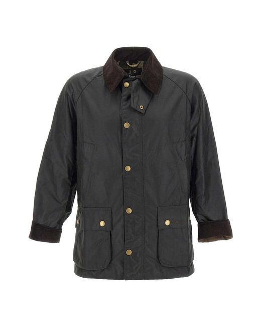 Barbour Ashby Wax Jacket in het Black voor heren