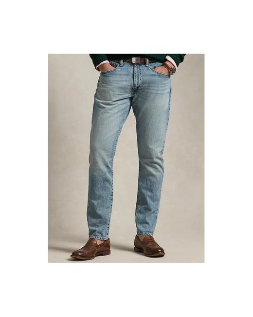 Polo Ralph Lauren Blue Straight Fit Jeans for men