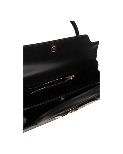 Dolce & Gabbana Black Lederhandtasche