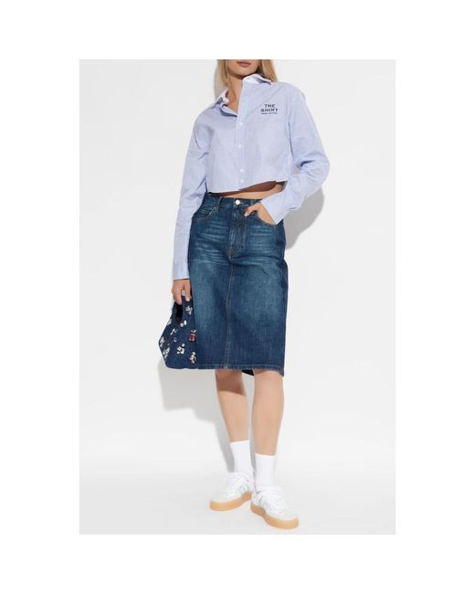 Marc Jacobs Blue Denim Skirts