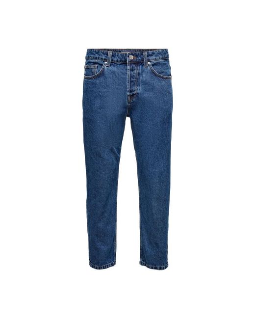 Only & Sons Blue Slim-Fit Jeans for men