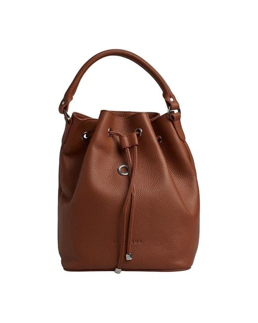 Lamarthe Brown Bucket Bags
