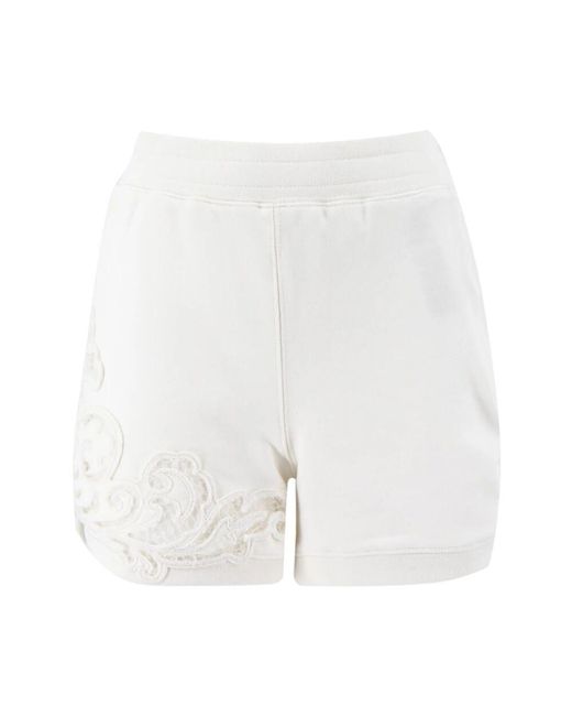 Ermanno Scervino White Short Shorts