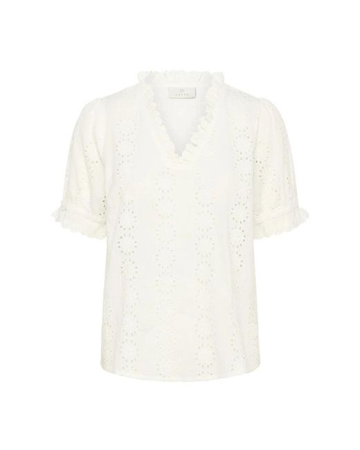 Kaffe Overhemden ,Blouses in het White