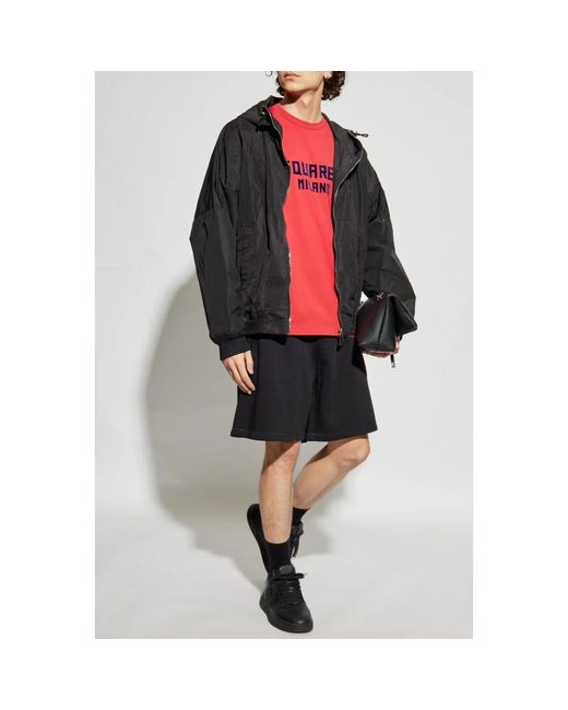 DSquared² Black Casual Shorts for men