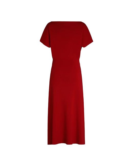 P.A.R.O.S.H. Red Midi Dresses