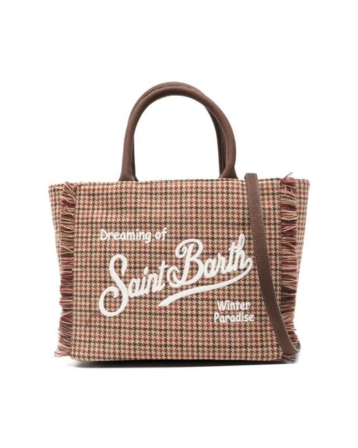 Mc2 Saint Barth Brown Tote Bags