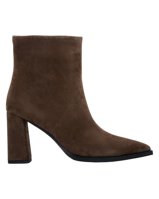 ESTRO Brown Heeled Boots