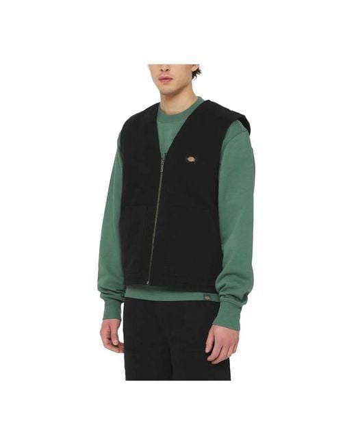 Vests Dickies de hombre de color Green