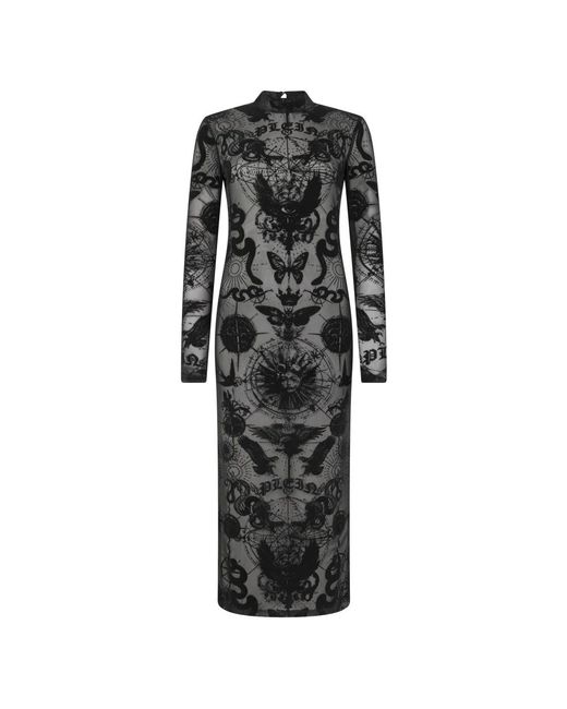Philipp Plein Black Party Dresses