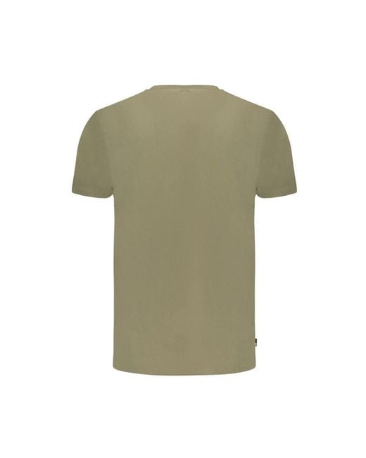 Timberland Tops ,Groen ,Katoen Groene Katoenen T-Shirt in het Green voor heren