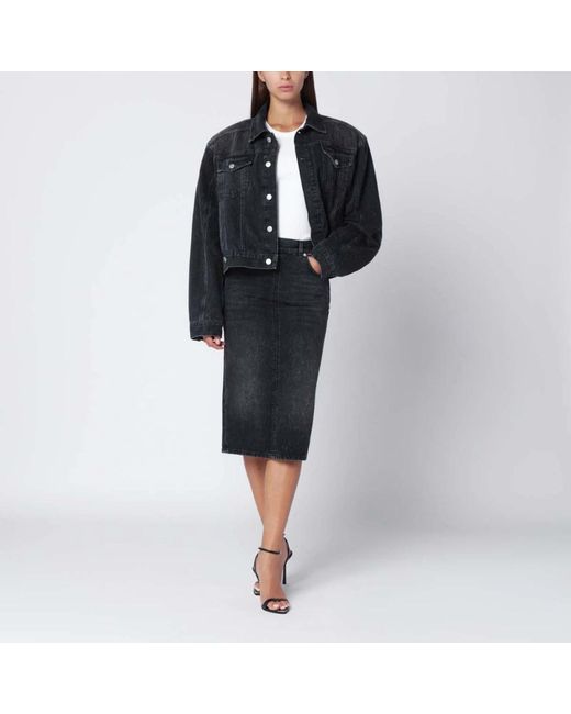Haikure Black Denim Jackets