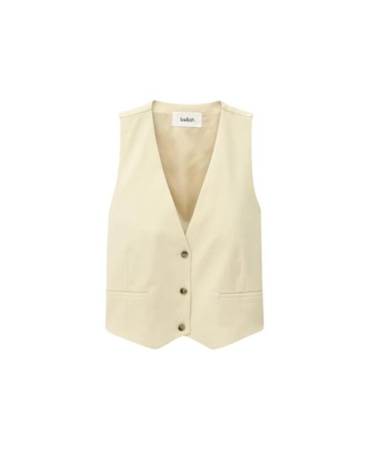Ba&sh Jassen ,Leer Accessoires in het Natural