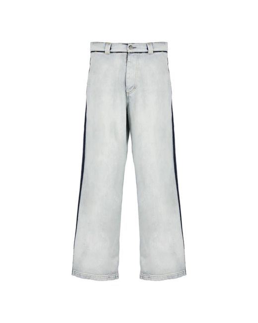 Maison Margiela Gray Straight Jeans for men