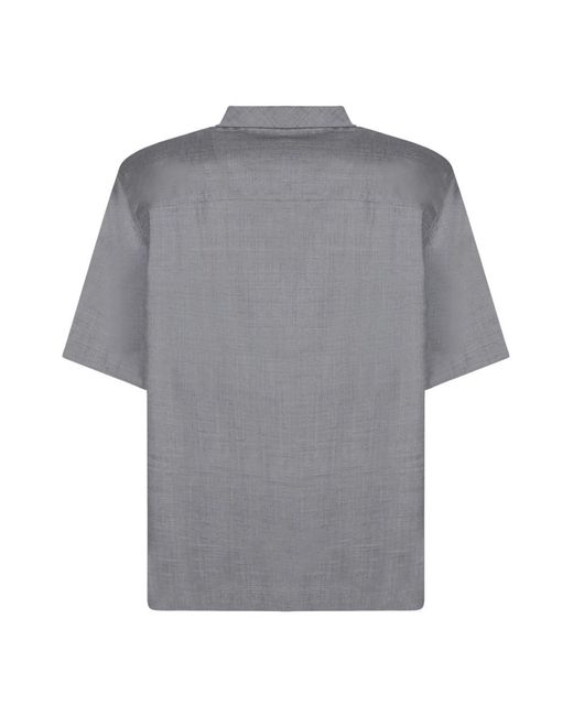 Givenchy Gray Short Sleeve Shirts for men