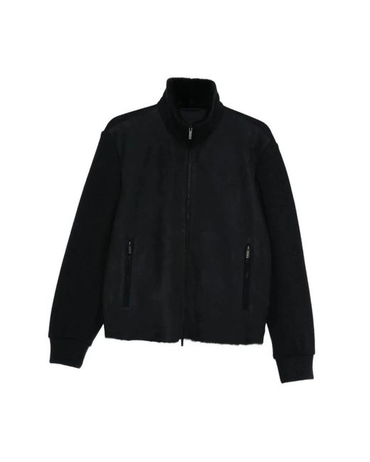 Light Jackets Giorgio Armani de hombre de color Black