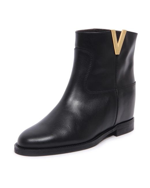 Via Roma 15 Black Ankle Boots