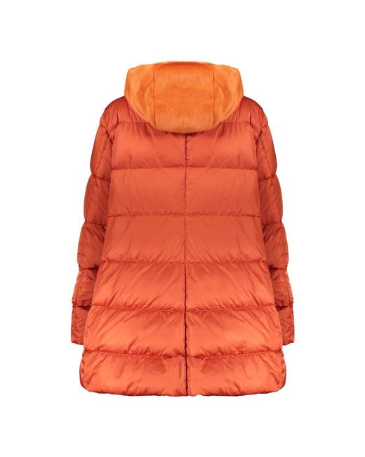 Herno Jassen ,Oranje ,Polyester Modern Down Jacket in het Orange