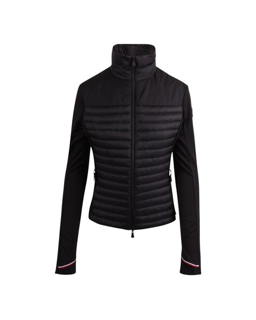 Moncler Fitness ,Zwart ,Leer Polartec Gewatteerd Vest in het Black
