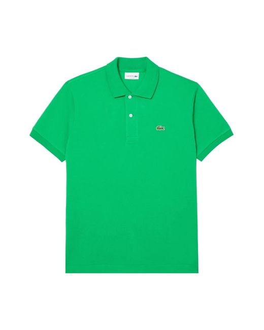 Lacoste Green Polo Shirts for men