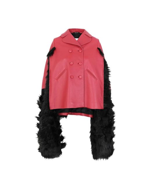 Maison Margiela Pink Faux Fur & Shearling Jackets