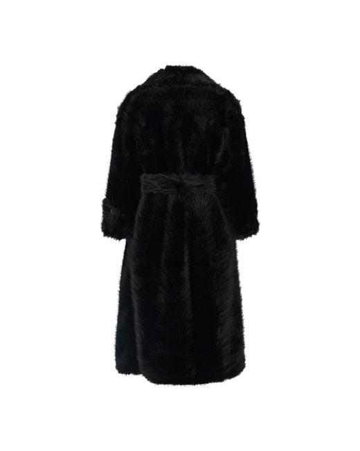 BB COUTURE Black Faux Fur & Shearling Jackets