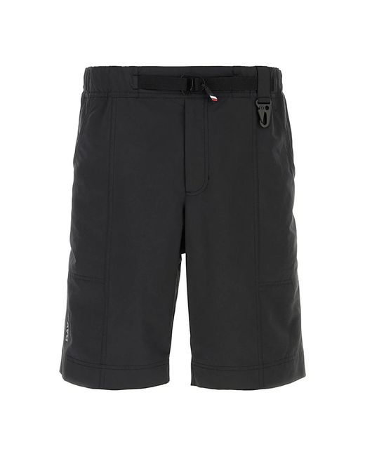 Moncler Black Casual Shorts for men