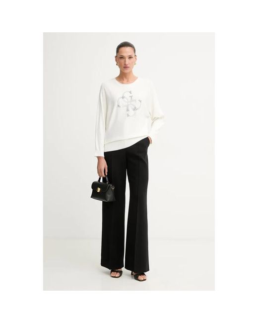 Guess Bat Sleeve Gemma Log in het White