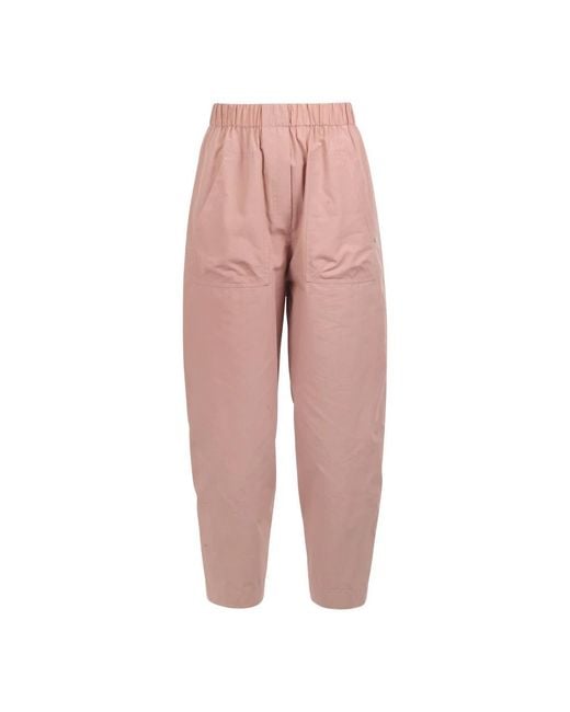 Ottod'Ame Pink Slim-Fit Trousers