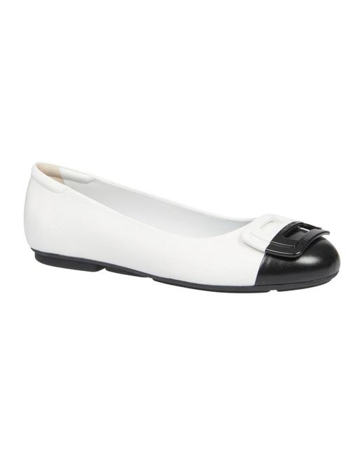 Shoes > flats > ballerinas Hogan en coloris White
