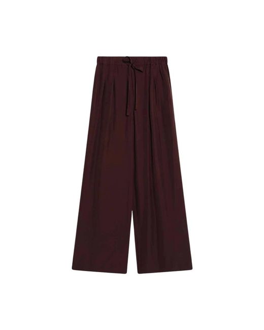 Loewe Purple Pantalone A Palazzo