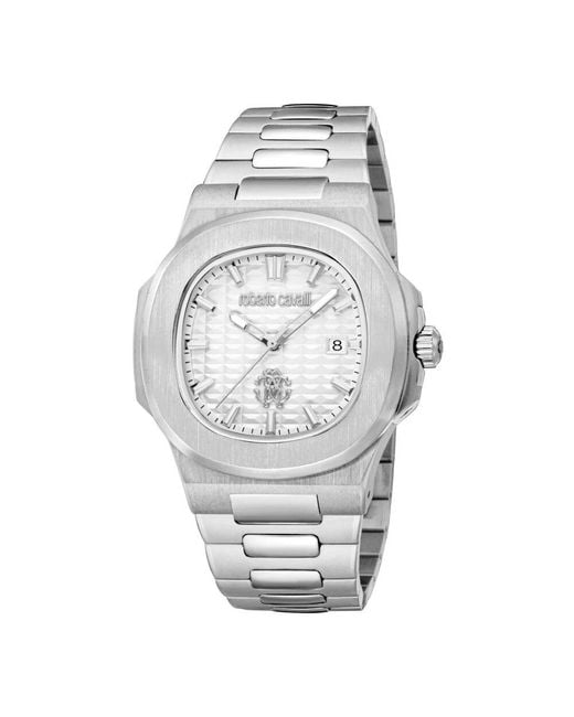 Roberto Cavalli Metallic Watches for men