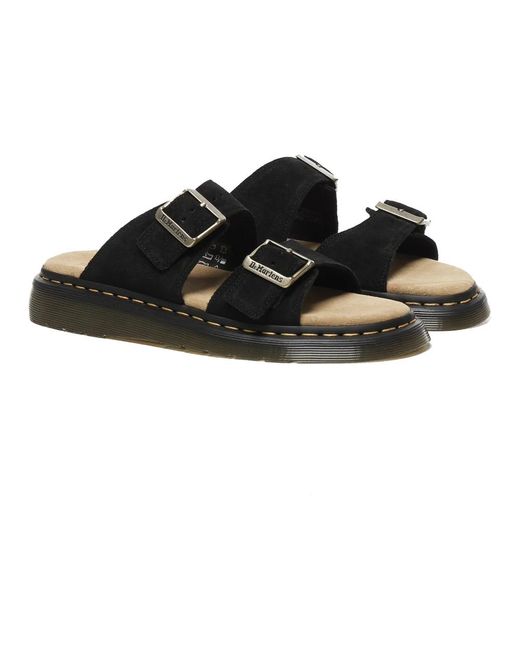 Dr. Martens Black Sliders for men