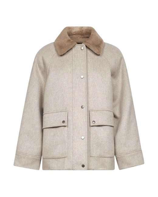 Light Jackets di Brunello Cucinelli in Gray