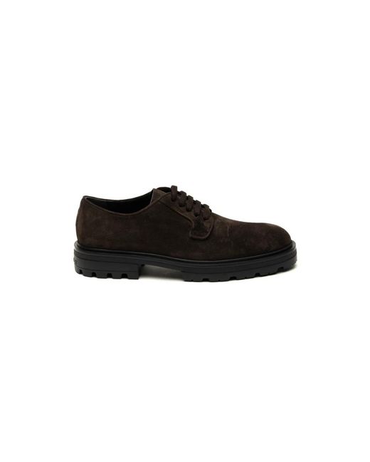 Hogan Black Laced Shoes for men