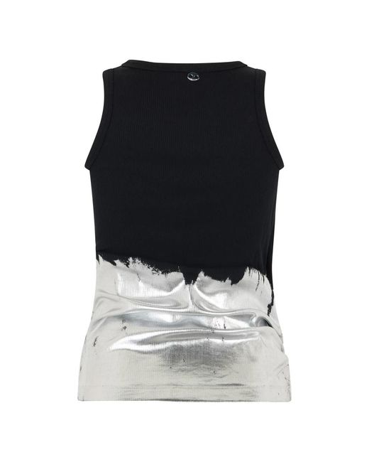 Rabanne Black Sleeveless Tops