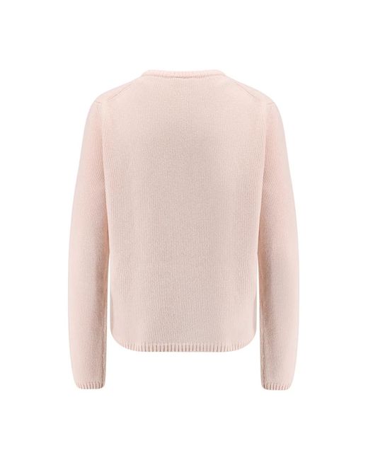 Moncler Round-Neck Knitwear in het Pink