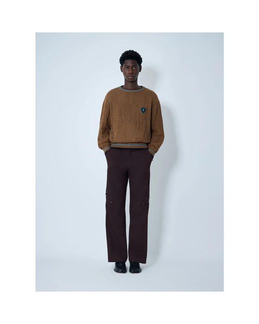 Kiko Kostadinov Purple Straight Trousers for men