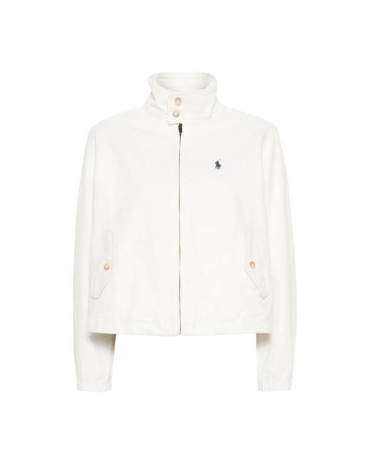 Polo Ralph Lauren White Bomber Jackets