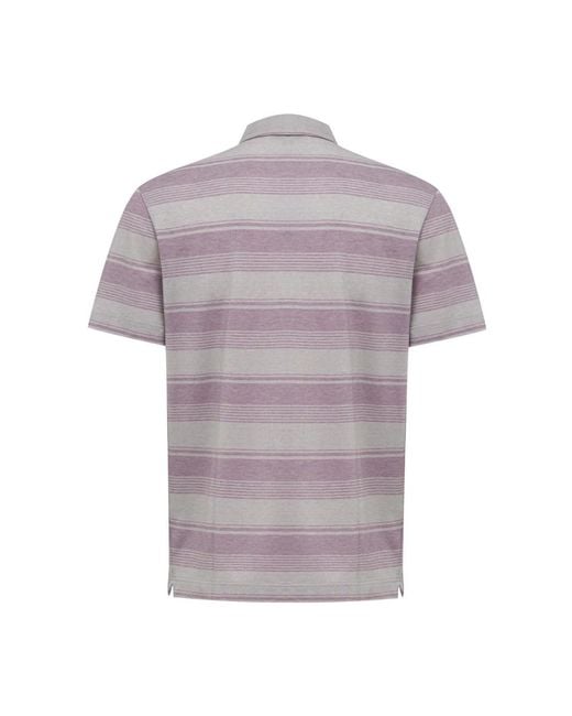 Canali Purple Polo Shirts for men
