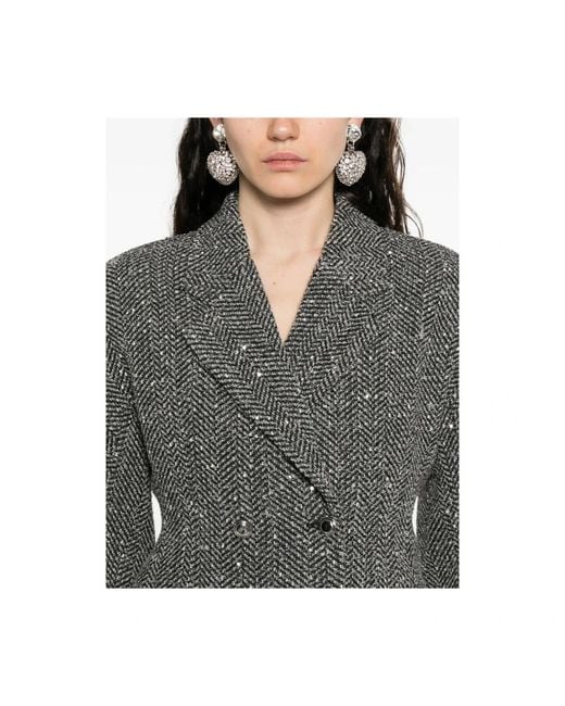 Alessandra Rich Gray Jackets