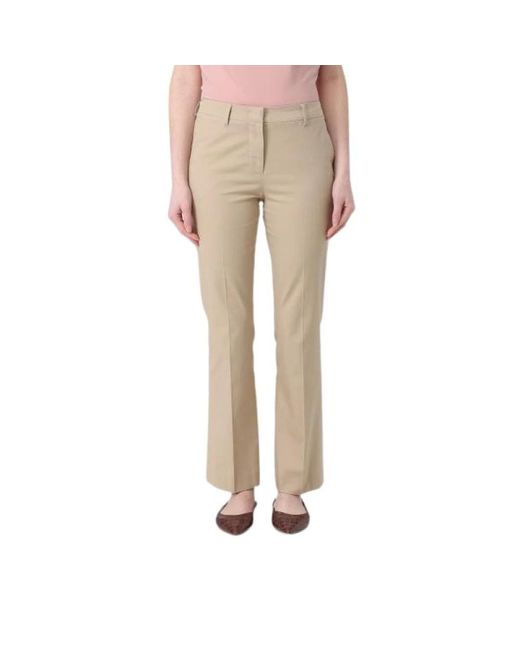 PT01 Natural Straight Trousers