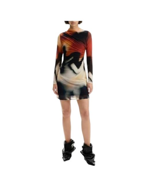 Desigual Estocolmo Jurk in het Multicolor