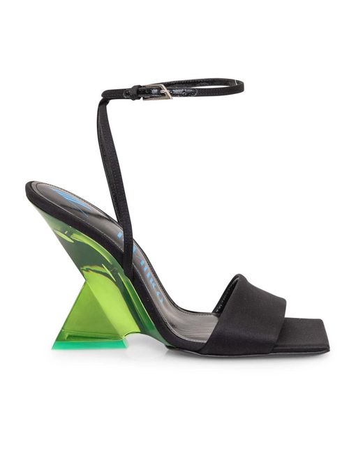 The Attico Green High Heel Sandals