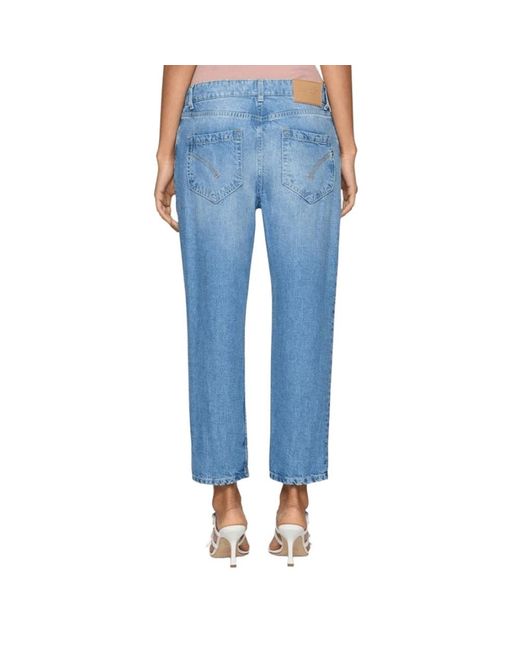 Dondup Blue Straight Fit Jeans